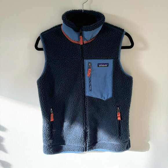 Patagonia Jackets & Blazers - Patagonia Blue Women's Classic Retro-X® Vest M